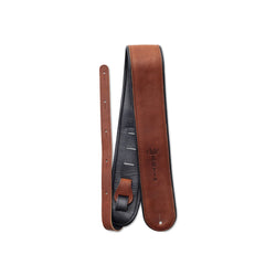 Martin Premium Rolled Leather Guitar Strap - Brown