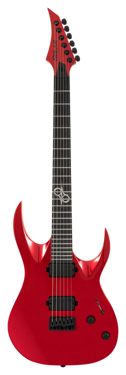 Solar A2.6CAR Electric Guitar - Candy Apple Red Front Photo