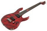 Solar A2.7Canibalismo+ Electric Guitar - Blood Red Open Pore w/Blood R