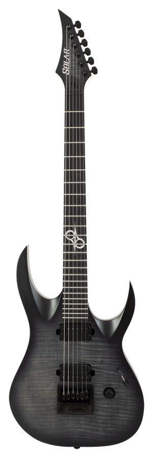 Solar AB2.6ET FBB Electric Guitar - Flame Black Burst Matte