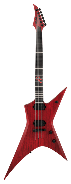 Solar X2.6ROP+ Electric Guitar - Red Open Pore Matte Front Photo