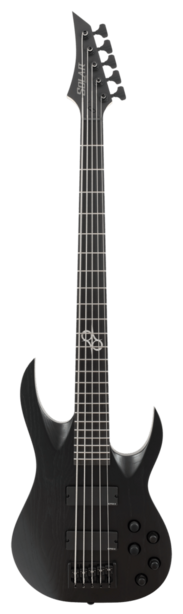 Solar AB1.5BOP 5-String Bass Guitar - Black Open Pore Matte