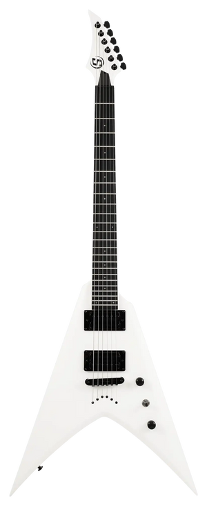 S by Solar VB4.6W Electric Guitar - White Matte