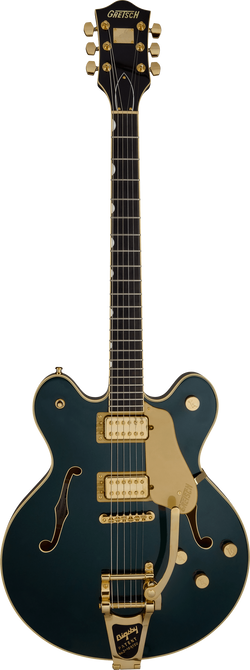 Gretsch Broadkaster LX Center Block with String-Thru Bigsby and Gold Hardware, Ebony Fingerboard, Cadillac Green