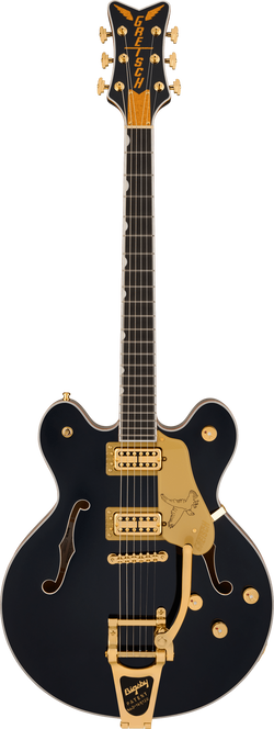 Gretsch Falcon Center Block LTD with String-Thru Bigsby and Gold Hardware, Ebony Fingerboard, Midnight Sapphire