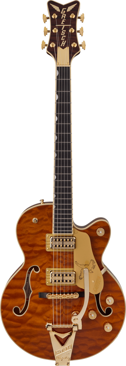 Gretsch Limited Edition Falcon Center Block Jr. with Bigsby Quilted Maple, Ebony Fingerboard, Roundup Orange