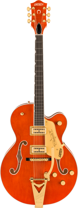Gretsch Nashville Hollow Body with String-Thru Bigsby and Gold Hardware, Ebony Fingerboard, Orange Stain