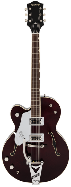 Gretsch G6119T-62 Vintage Select Edition '62 Tennessean Hollow Body with Bigsby Left-Handed, TV Jones, Dark Cherry Stain