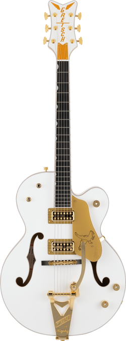 Gretsch G6136TG Limited Edition Falcon Jr. with Bigsby, Ebony Fingerboard, White