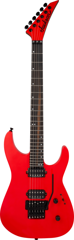 Jackson American Series Virtuoso, Streaked Ebony Fingerboard, Rocket Red