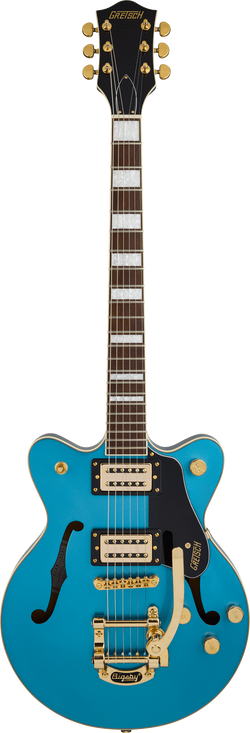 Gretsch G2655TG Streamliner™ Center Block Jr. Double-Cut with Bigsby® LTD, Laurel Fingerboard, Riviera Blue