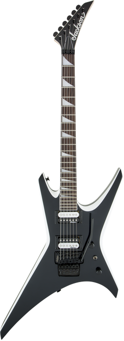 Jackson JS Series Warrior JS32, Black with White Bevels