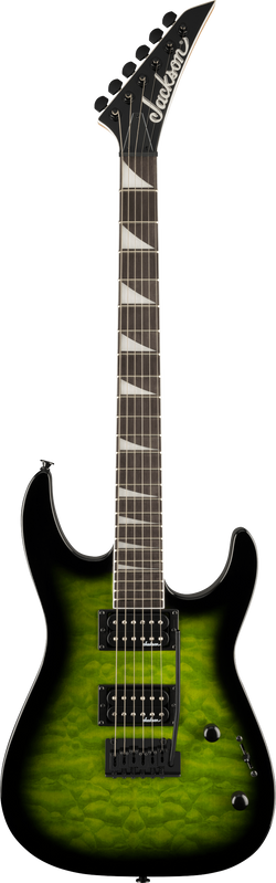 Jackson JS Series Dinky JS20 DKQ 2PT - Transparent Green Burst