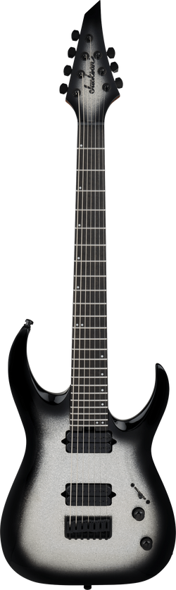 Jackson Pro Series Signature Misha Mansoor Juggernaut HT7, Ebony Fingerboard, Silverburst Sparkle