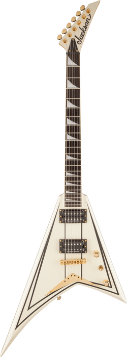 Jackson Pro Series Rhoads RRT-3, Ivory with Black Pinstripes