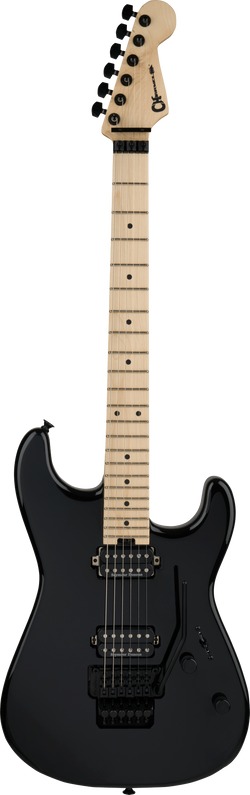 Charvel Pro-Mod San Dimas Style 1 HH FR MPL, Maple Fingerboard, Gloss Black