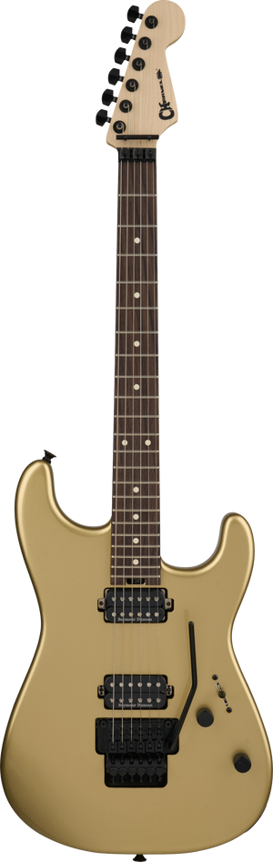 Charvel Pro-Mod San Dimas Style 1 HH FR RW, Rosewood Fingerboard, Pharaohs Gold