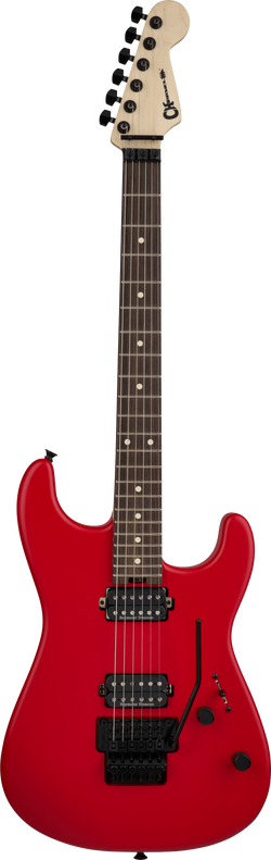 Charvel Pro-Mod San Dimas Style 1 HH FR RW, Rosewood Fingerboard, Satin Ferrari Red