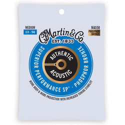 Martin MA550 Authentic SP Medium Phosphor Bronze Acoustic Guitar Strings 13-56