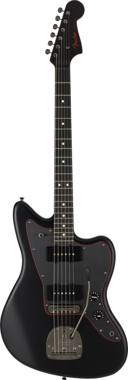 Fender Made in Japan Limited Hybrid II Jazzmaster, Noir, Rosewood Fingerboard, Black