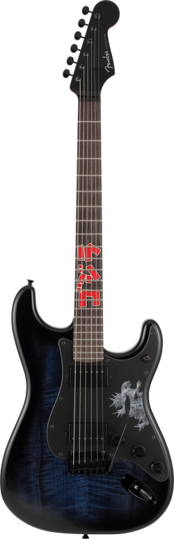 Fender Made in Japan Godzilla Stratocaster®, Rosewood Fingerboard, Godzilla Blue