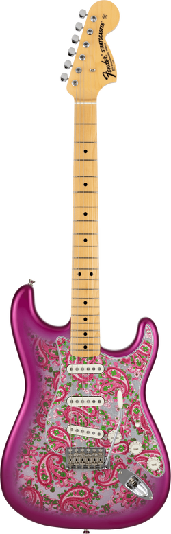 Fender Made in Japan Limited Stratocaster, Maple Fingerboard, Pink Paisley