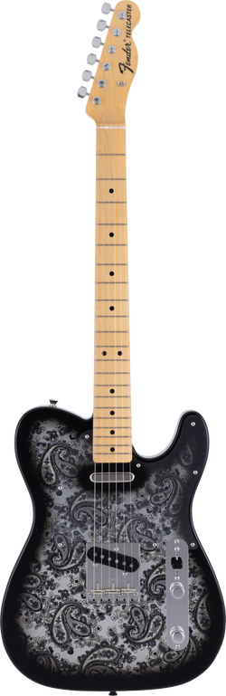 Fender Made in Japan Limited Telecaster, Maple Fingerboard, Black Paisley