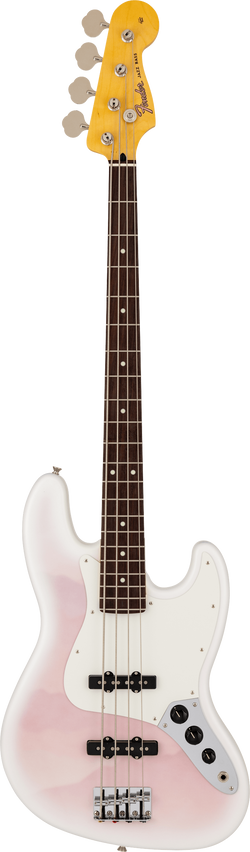 Fender Made in Japan Hybrid II 2026 Collection Jazz Bass, Rosewood Fingerboard, Pink Mist
