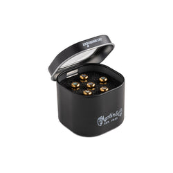 Martin Liquid Metal Bridge Pin Set - Gold w/ Pearl Dot