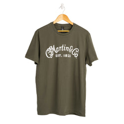 Martin CFM Logo Tee Shirt, Olive - XL