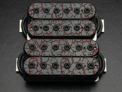 Bare Knuckle Special Edition Aftermath Humbucker Set In Black / Red Crackle