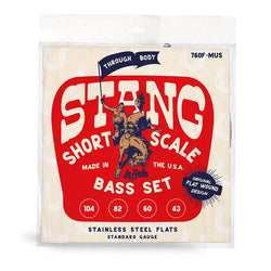 La Bella Flatwound Mustang Bass Set 43-104