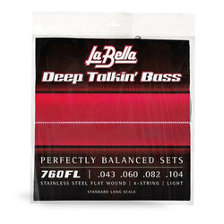 La Bella Deep Talking Bass Light 43-104