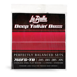 La Bella Deep Talking Bass Standard Through Body 45-105
