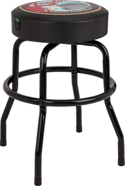 Fender® Guitars & Amps Pick Pouch Barstool, Black/Black, 24