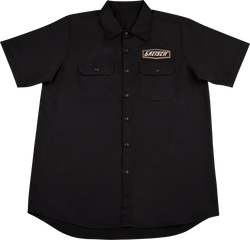 Gretsch Biker Work Shirt, Black, Medium