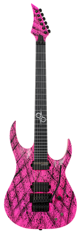 Solar A1.6FRPN Canibalismo Sustainiac+ Electric Guitar - Pink Neon Mat