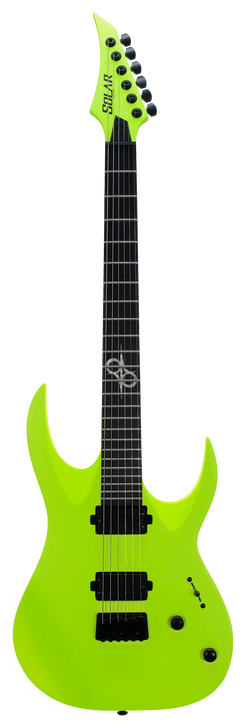 Solar A2.6LN Electric Guitar - Lemon Neon Matte