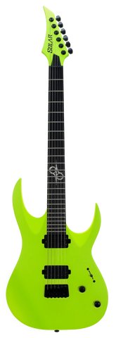 Solar A2.6LN Electric Guitar - Lemon Neon Matte