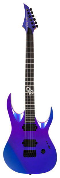 Solar AB2.6BPM Electric Guitar - Blue Purple Shifting Metallic Gloss