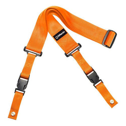 DiMarzio DD2200NO 2inch Nylon Cliplock Strap – Neon Orange