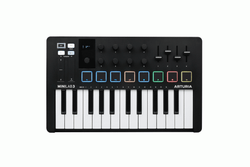 Arturia MiniLab 3 Compact Midi Keyboard - Black