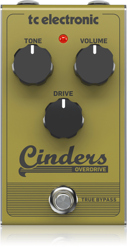 TC Electronic Cinders Overdrive top view