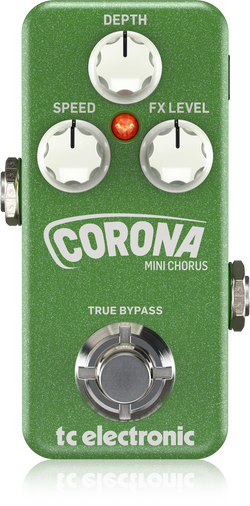 TC Electronic Corona Mini Chorus Pedal top view