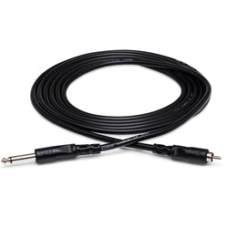 Hosa CPR-115 Unbalanced Interconnect 1/4″ TS to RCA Cable 15ft