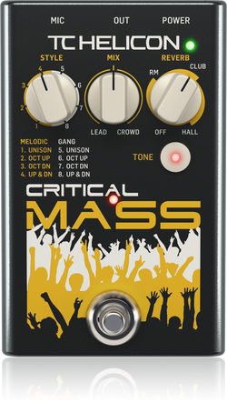 TC Helicon Critical Mass top view