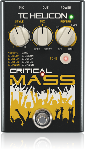 TC HELICON CRITICAL MASS ボーカルエフェクター TC Helicon Critical Mass