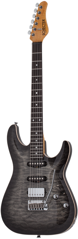 Schecter California Classic - Charcoal Burst (Made in Japan w/ Hard Case)
