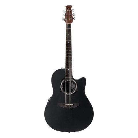 Ovation Applause AB24-5S Mid Depth Black Satin Acoustic Guitar