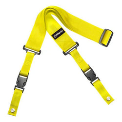 DiMarzio DD2200NY 2inch Nylon Cliplock Strap – Neon Yellow